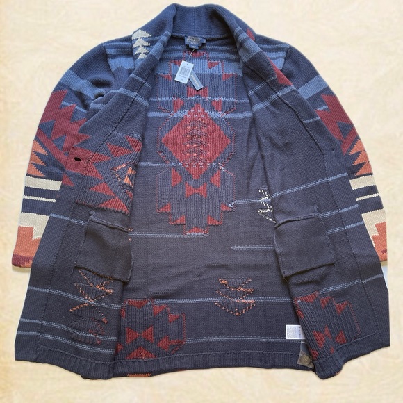 Pendleton Women's Size Large Shawl Collar Long Cardigan Sweater Nwt - Picture 4 of 6